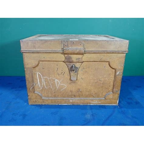 steel fireproof deed box